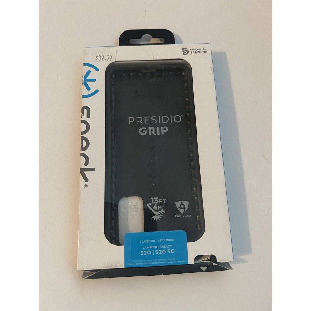 Speck Black Presidio Grip Samsung Galaxy S20 / 5G New